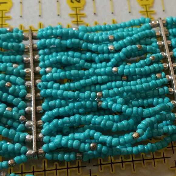 Turquoise Bib Necklace - Picture 5 of 7